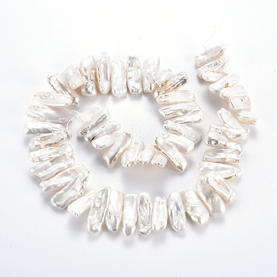 Natural Keshi Pearl Beads Strands PEAR-S020-H04-1