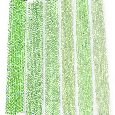 Electroplate Glass Beads Strands LS-EGLA-A044-T1mm-L09-1