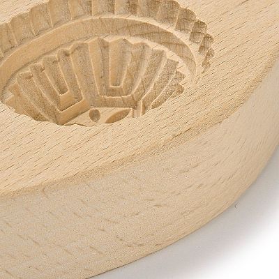 Beech Wooden Press Mooncake Mold WOOD-K010-06-1