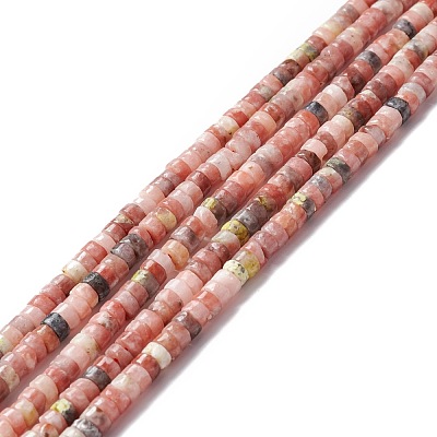 Natural Plum Blossom Jasper Beads Strands G-A201-A06-1