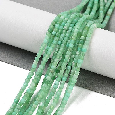 Natural Chrysoprase Beads Strands G-B088-E19-02-1