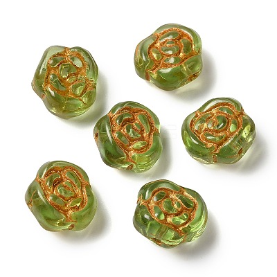Transparent Lampwork Beads LAMP-P065-01A-08-1