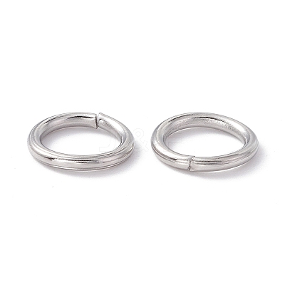 Non-Tarnish 304 Stainless Steel Open Jump Rings STAS-C040-01I-P-1