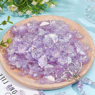 200g Transparent Acrylic Beads OACR-SP0001-86C-1