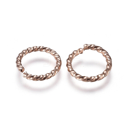 304 Stainless Steel Open Jump Rings STAS-E484-71B-RG-1
