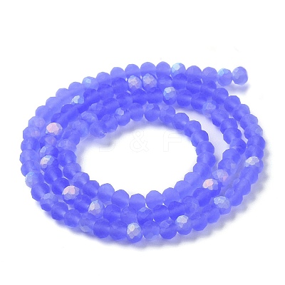 Transparent Glass Beads Strands EGLA-A034-T4mm-MB14-1