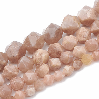 Natural Sunstone Beads Strands G-S332-10mm-008-1