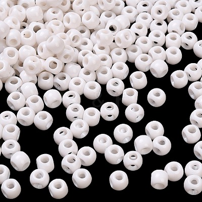 Opaque Acrylic Beads OACR-P032-10B-01-1