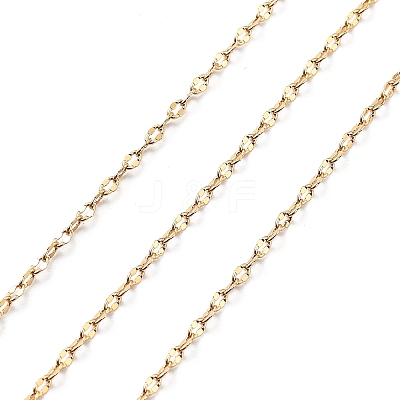 10M Brass Coffee Bean Chains CHC-L052-01A-G-1