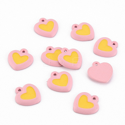 Spray Painted Alloy Enamel Charms PALLOY-T075-129A-RS-1