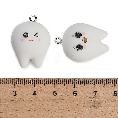 Opaque Resin with Alloy Pendants RE-CBA08CD-08-1