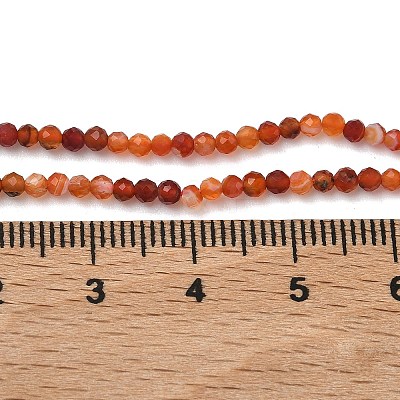 Natural Red Agate Beads Strands G-B168-A04-2mm-1