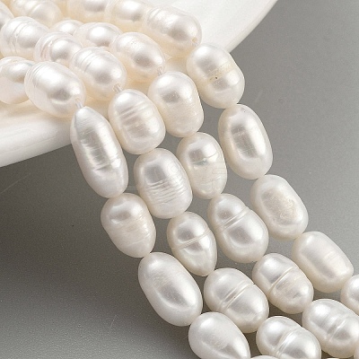Natural Cultured Freshwater Pearl Beads Strands PEAR-P062-08D-1
