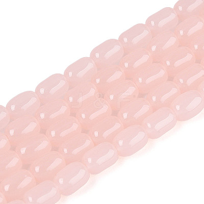 Imitation Jade Glass Beads Strands GLAA-T028-14J-02-1
