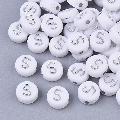 Plating Acrylic Beads X-PACR-R243-04S-1