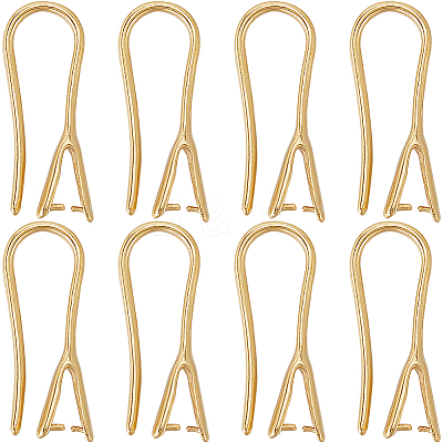 20Pcs Rack Plating Brass Earring Hooks KK-SC0004-61-RS-1