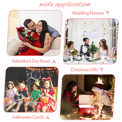 Valentine's Day 15Pcs PVC Plastic Gift Bags ABAG-FH0001-05-1