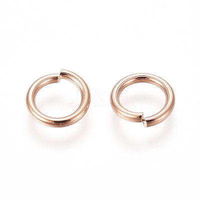 304 Stainless Steel Open Jump Rings STAS-E484-72F-RG-1