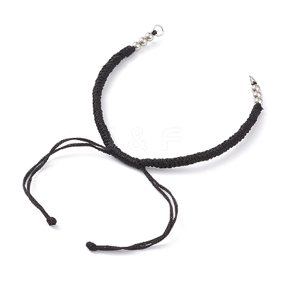 Adjustable Braided Polyester Cord Bracelet Making AJEW-JB00849-04-1