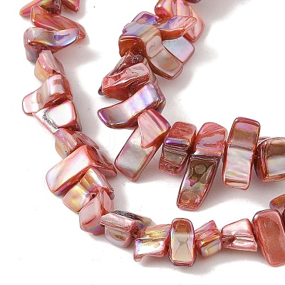 Natural Freshwater Shell Beads Strands BSHE-H018-07B-1