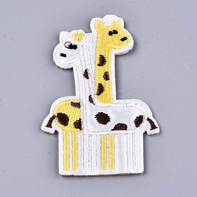 Computerized Embroidery Cloth Iron On/Sew On Patches AJEW-S076-002B-1
