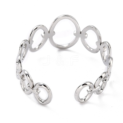Tarnish Resistant 304 Stainless Steel Finger Rings RJEW-L102-05P-1