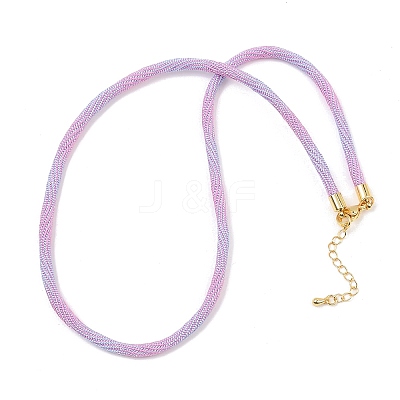 4MM Round Nylon Cotton Cord Necklaces Making NJEW-C106-02G-11-1