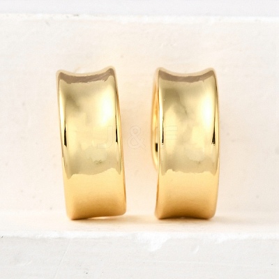 Brass Cuff Earrings EJEW-K309-16G-1