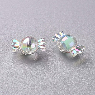 Transparent Acrylic Beads TACR-S152-03B-SS2111-1
