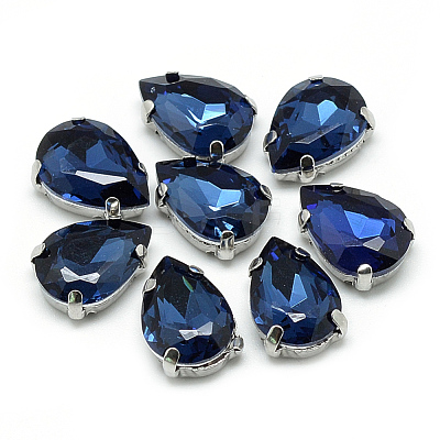 Sew on Rhinestone RGLA-T035-10x14mm-14-1