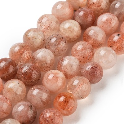 Natural Sunstone Beads Strands G-P488-04A-01-1