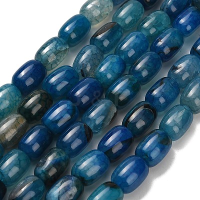 Natural Dragon Veins Agate Beads Strands G-D317-A01-04-1