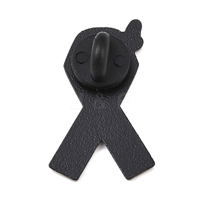 No Violence Awareness Ribbon Enamel Pins JEWB-C048-03C-EB-1