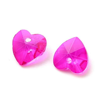 Romantic Valentines Ideas Glass Charms G030V14mm-37-1