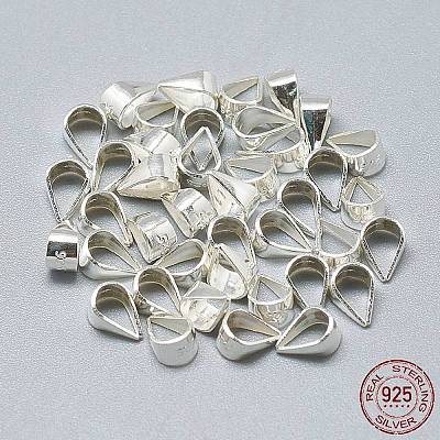 925 Sterling Silver Snap on Bails STER-T002-216S-1