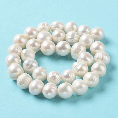 Natural Cultured Freshwater Pearl Beads Strands PEAR-E019-04-1