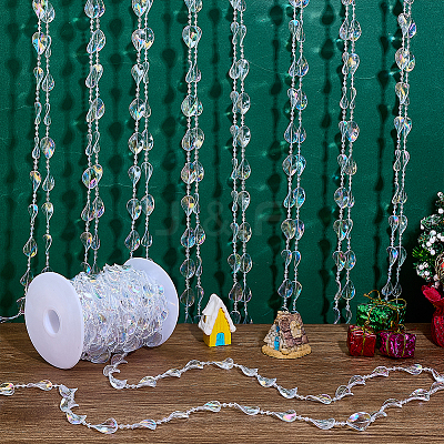 Acrylic Cord Beads for Party Decoration FIND-WH0816-062B-1