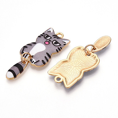 Alloy Enamel Pendants FIND-Q102-12M-1