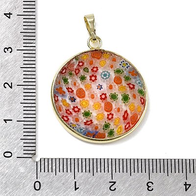 Handmade Lampwork Pendants LAMP-D002-04B-G-1