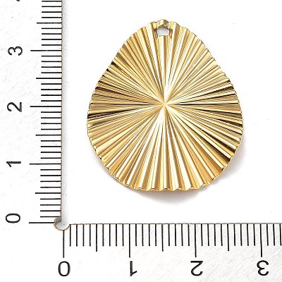 Ion Plating(IP) 304 Stainless Steel Pendants STAS-M323-37G-1