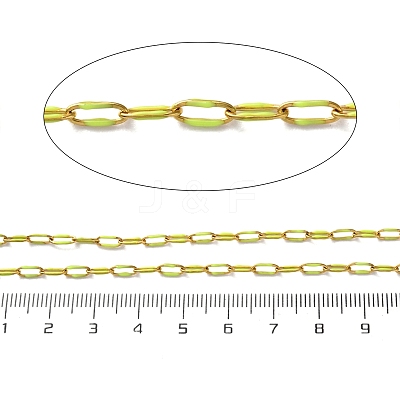 304 Stainless Steel Enamel Cable Chains CHS-R020-02G-06-1