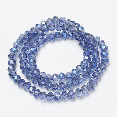 Electroplate Glass Beads Strands EGLA-A034-T2mm-I12-1