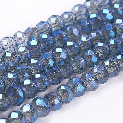 Electroplate Glass Beads Strands EGLA-D020-3x2mm-59-1