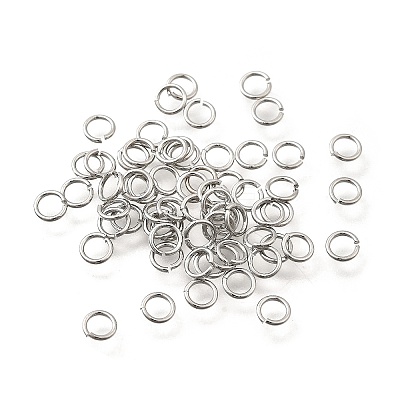 Brass Open Jump Rings KK-B147-03B-P-1