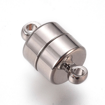 Brass Magnetic Clasps with Loops X-KK-I664-06P-1