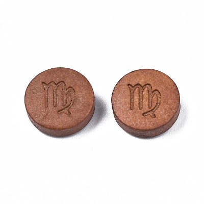 Laser Engraved Wood Beads WOOD-S053-53E-1