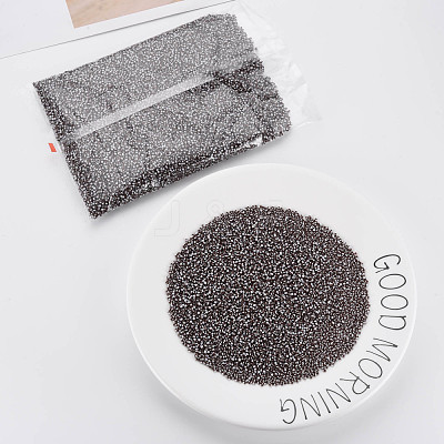 12/0 Two Tone Opaque Glass Seed Beads SEED-T006-01A-A03-1