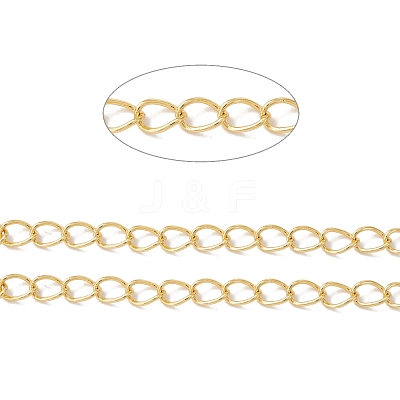 Brass Curb Chains CHC-O001-01G-1