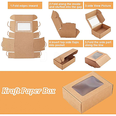Kraft Paper Box CON-WH0032-F01-1