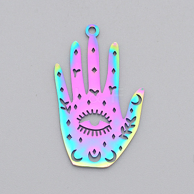 Ion Plating(IP) 304 Stainless Steel Pendants STAS-T056-LA471-1